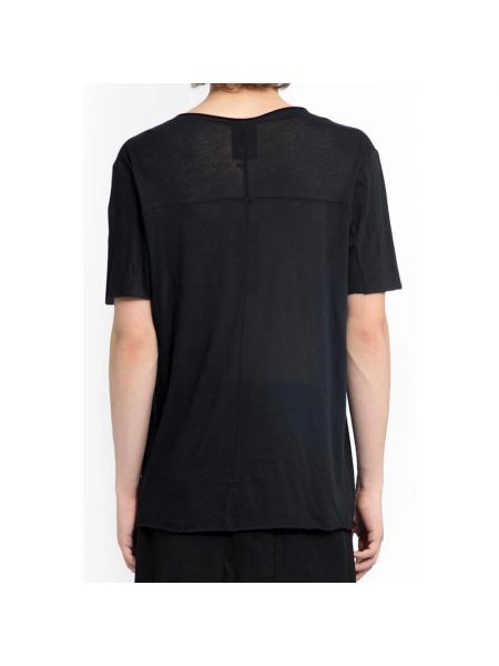 Hemd aus baumwoll mit v-ausschnitt Thom Krom schwarz