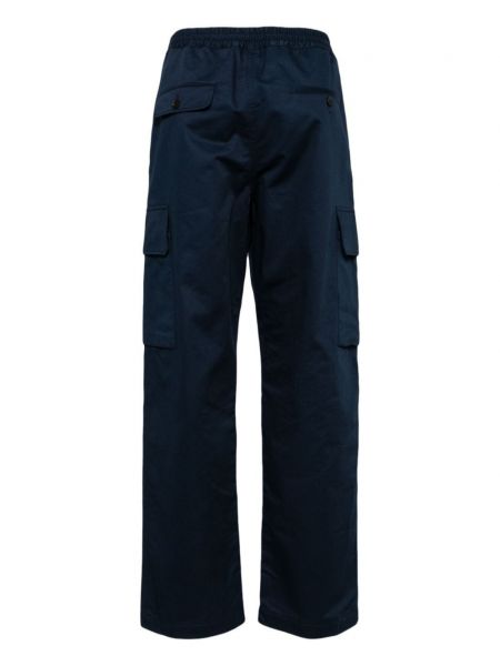 Pantalon cargo en coton Marni bleu