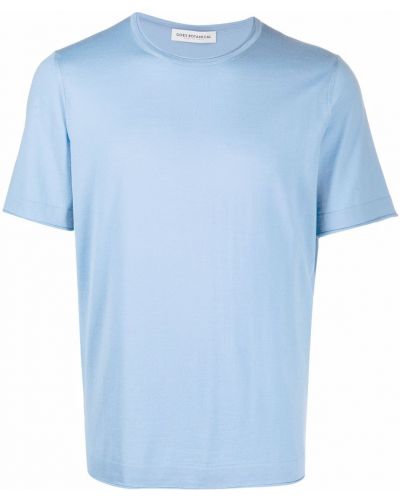 Camiseta ajustada de cuello redondo Goes Botanical azul