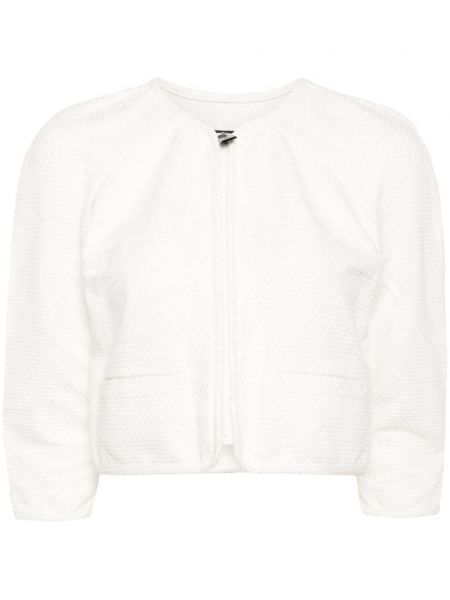 Skraćena jakna Chanel Pre-owned bijela