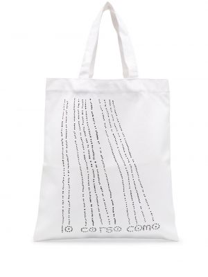 Тоут сумка из канваса 10 Corso Como, белый