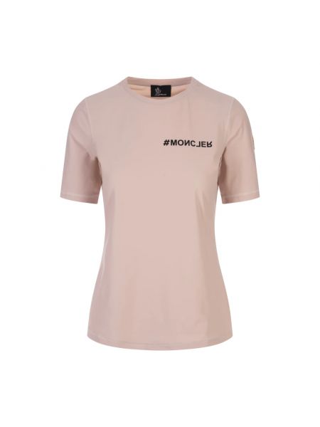 Koszulka Moncler różowa