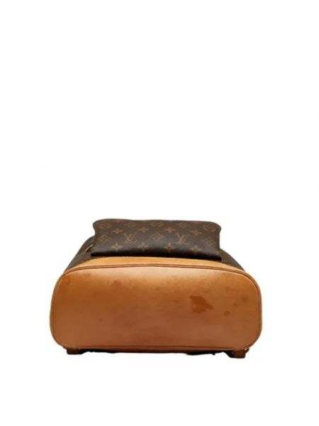 Mochila de cuero retro Louis Vuitton Vintage marrón