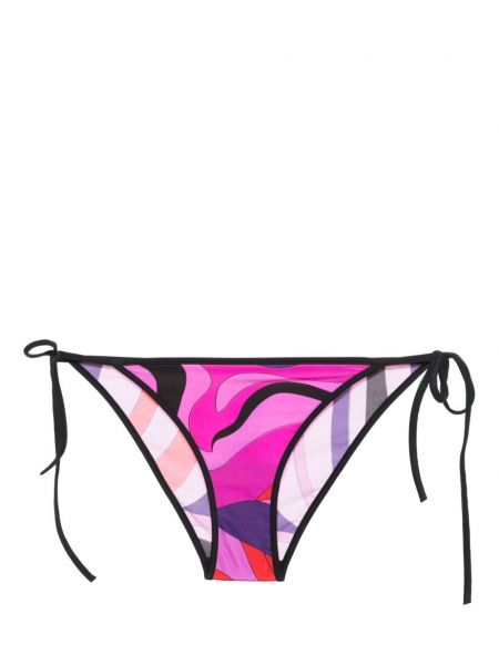 Bikini à imprimé Pucci violet