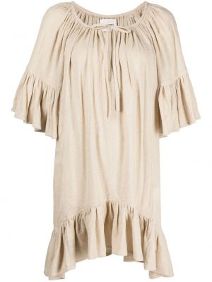 Jedwabna sukienka z falbankami Isabel Marant Etoile