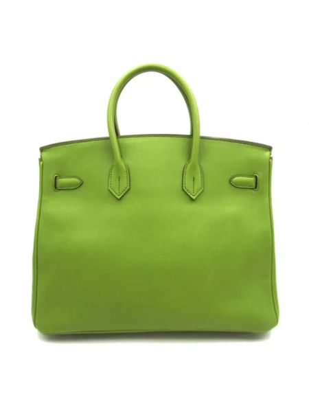 Bolsa de cuero retro Hermès Vintage verde