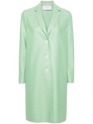 Plstěný kabát Harris Wharf London zelený