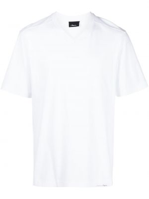 T-shirt à col v 3.1 Phillip Lim blanc