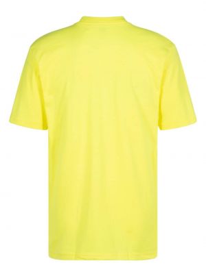 Koszulka bawełniana Supreme żółta