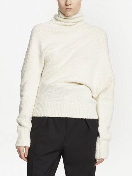 Sweter asymetryczny Proenza Schouler biały