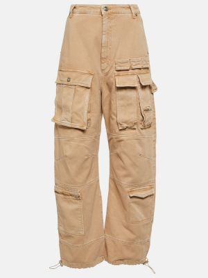 Pantalon cargo taille haute Sportmax beige