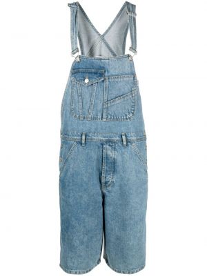 Overal relaxed fit Moschino Jeans modrý