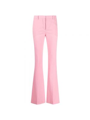 Pantaloni dritti di lana Versace rosa