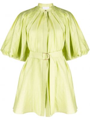 Kleid mit plisseefalten Acler grün