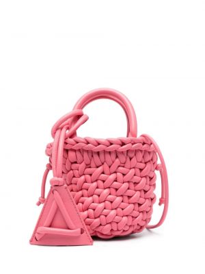Geflochtene shopper handtasche Alanui pink