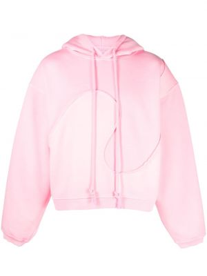 Fleece hoodie Erl pink
