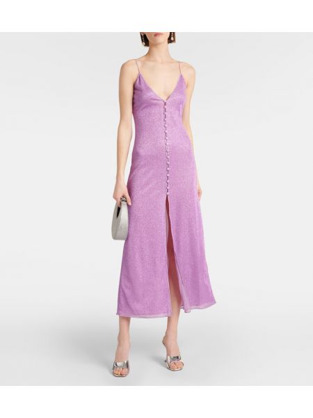 Dlouhé šaty Oseree fialové