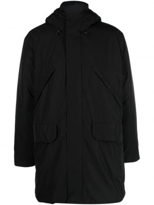 Kapucnis parka Norse Projects fekete