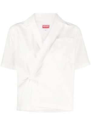 Bavlnená košeľa Kenzo biela