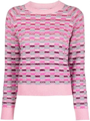 Sweter z kaszmiru Barrie różowy