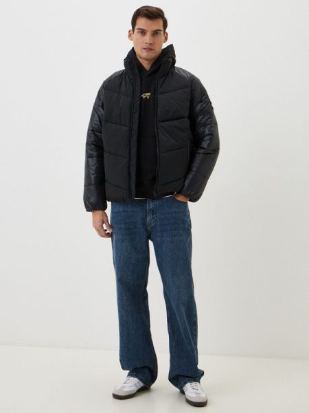 Утепленная демисезонная куртка Tommy Hilfiger черная