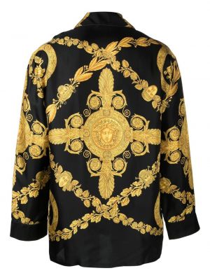 Jedwabna piżama z nadrukiem Versace