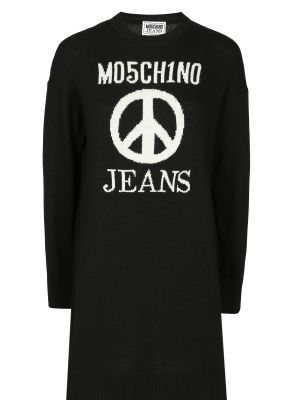 Джинсовое платье Moschino Jeans черное