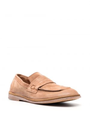 Slip-on seemisnahksed loafer-kingad Moma pruun