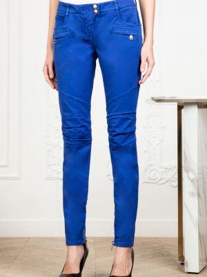 Синие джинсы Balmain