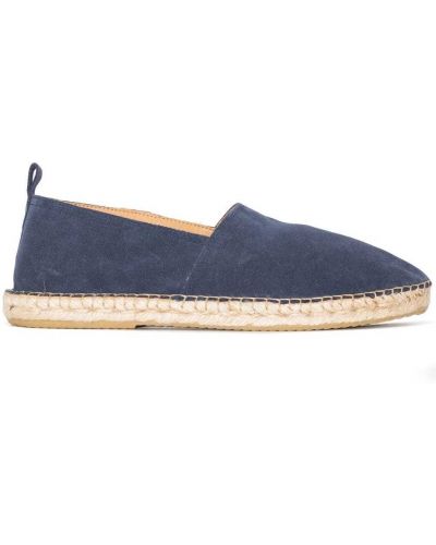 Semsket skinn espadrillos Frescobol Carioca blå