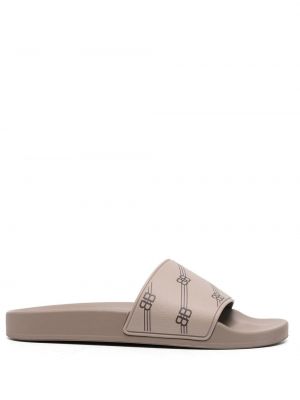 Trykt flip-flops Balenciaga brun