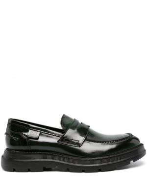 Pantofi loafer din piele Giuliano Galiano verde