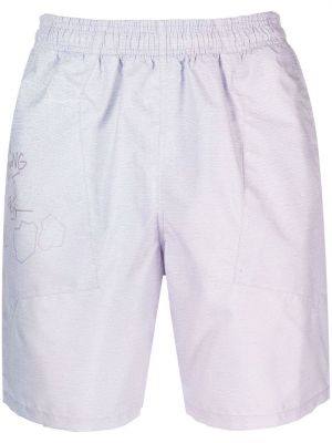 Bermuda kratke hlače s potiskom Objects Iv Life vijolična