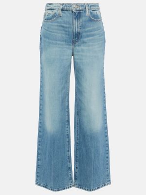 Voľné džínsy s vysokým pásom Frame modrá
