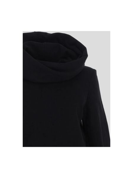 Sudadera con capucha de algodón Saint Laurent negro