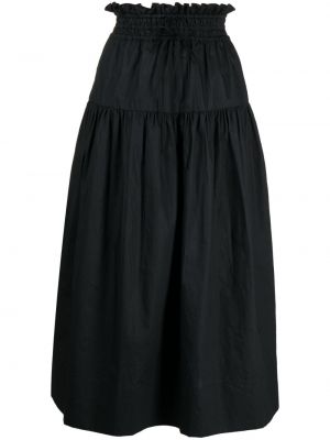 Bavlněné midi sukně Ulla Johnson černé
