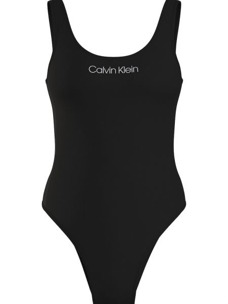 Слитный купальник Calvin Klein черный