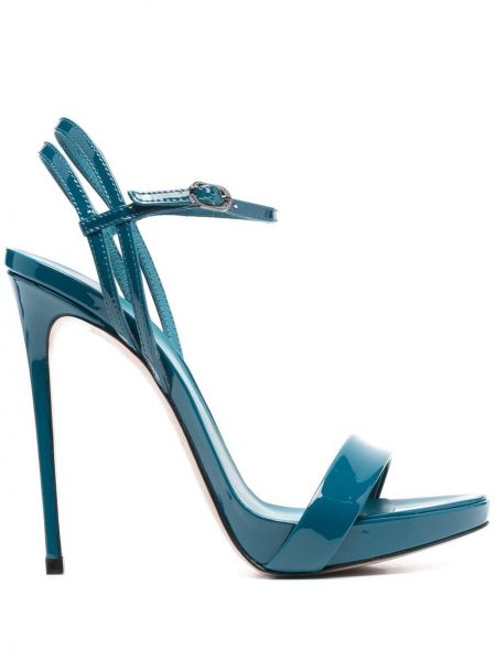Usnjene sandali Le Silla modra