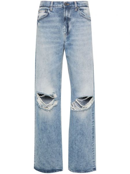 Lavtaljet flared jeans Dondup blå