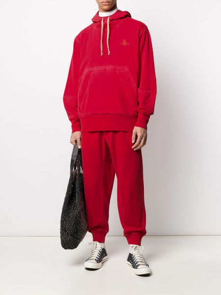 Sudadera con capucha oversized Vivienne Westwood rojo