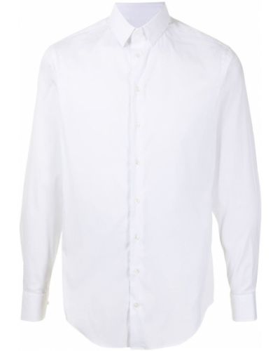 Camisa con botones manga larga Giorgio Armani blanco