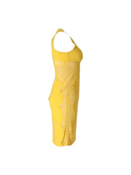 Sukienka bawełniana Stella Mccartney Pre-owned żółta