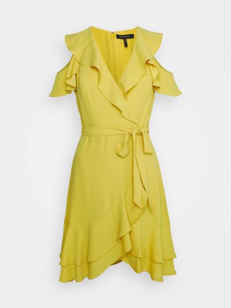 Żółta sukienka Bcbgmaxazria
