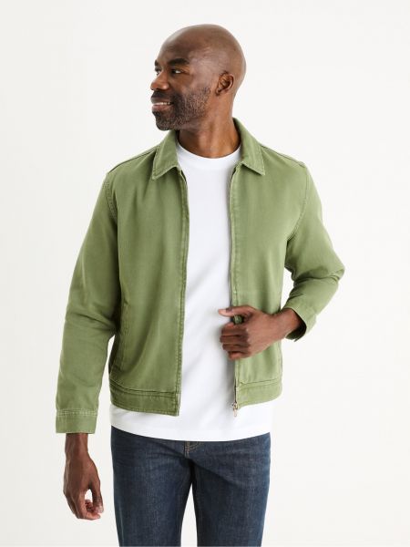 Zelená džínová bunda Celio