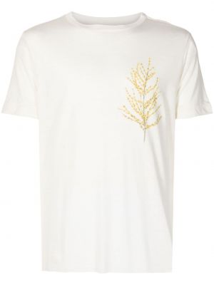 Koszulka z okrągłym dekoltem Osklen biała