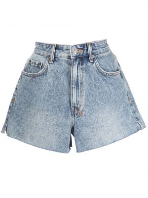 Jeansshorts med hög midja Ksubi blå