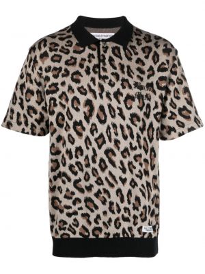 T-shirt mit leopardenmuster Wacko Maria