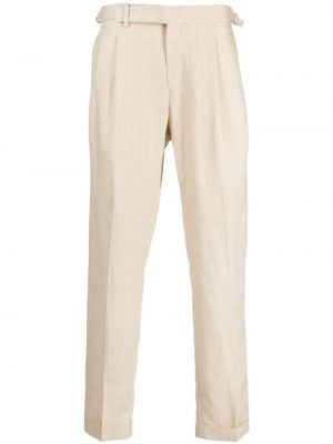 Pantaloni chino de in plisate Briglia 1949 bej