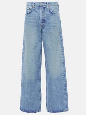 Мешковатые джинсы с низкой талией Agolde синие