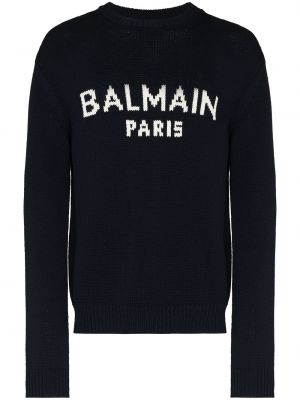 Плетен пуловер Balmain